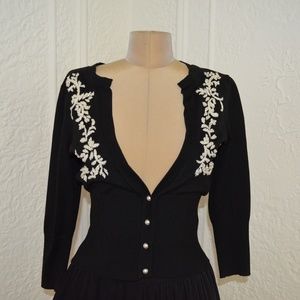 White House Black Market Detailed Cardigan